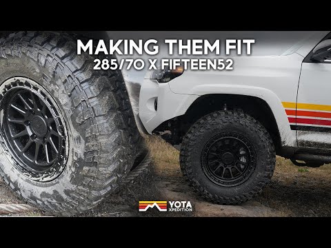 How To Get 285s To Fit On Your Toyota 4Runner! - Will It Rub?