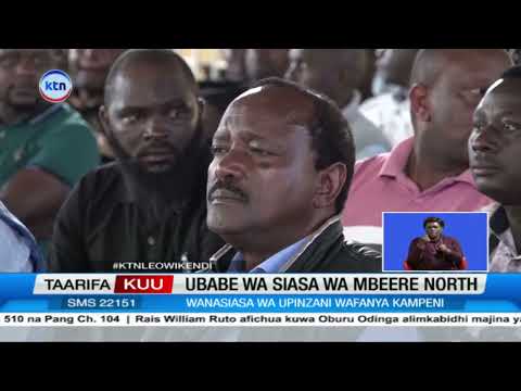 Upinzani wakita kambi Mbeere North wazidi kupanga mikakati kabla ya uchaguzi mdogo Novemba 27