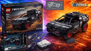 Lego Technic 42160 Audi RS Q e-tron 4x4 Rally Car Build, Boost, and Break Limits! Control+ App (4K)