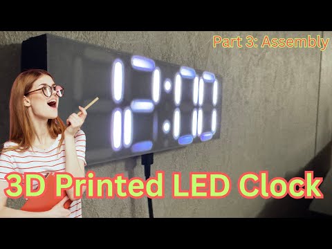 Led Esp32 Clock ESP32 Seven Segment Single Print Digital Clock - Modular and Monolithic ...