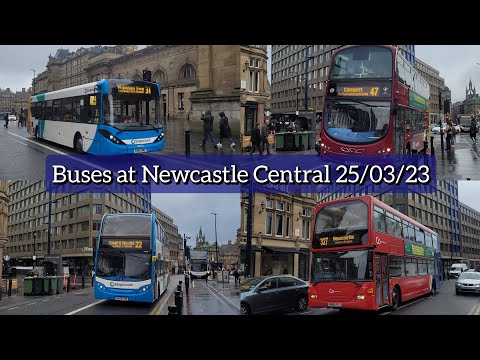 Buses at Newcastle Central Station | 25/03/23 ft: @KH73637