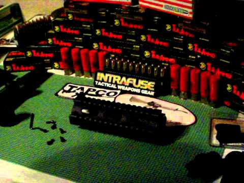 CTD delivery, pearce grip Glock 27, AR 15 quad rails, and delta ring tool
