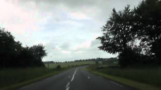 preview picture of video 'Driving Along The D8 Between Kerien & Bourbriac, Cotes d'Armor, Brittany, France 6th June 2012'