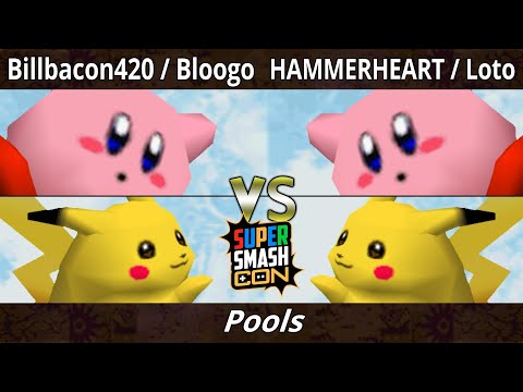 SSC 2022 - Loto & HAMMERHEART Vs. Billbacon420 & Bloogo - SSB64 Super Smash Bros Tournament
