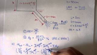Pipe Flow: Example 1: Part 1 [Fluid Mechanics #37]