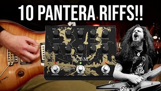 Video thumbnail for 10 Pantera Riffs!! | Ghost Note Audio ICBM Pedal Demo - Dimebag in a Box!! by Let's Play All
