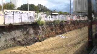 preview picture of video 'A train ride from Mosselmash platform to Leningradsky railway station, Moscow, Russia.'