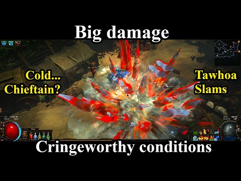Big Cold Bonk Chieftain with too many conditions - Path of Exile (3.20 Sanctum)