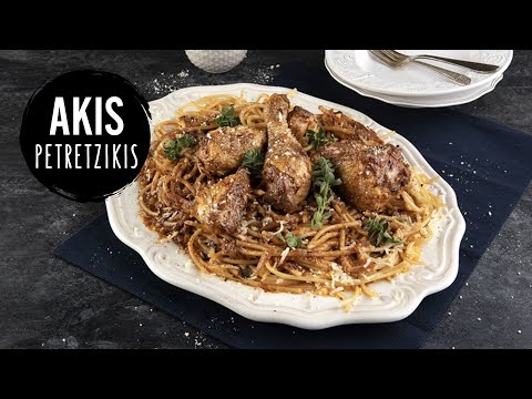 Greek Chicken and Pasta – Pastitsada | Akis Petretzikis