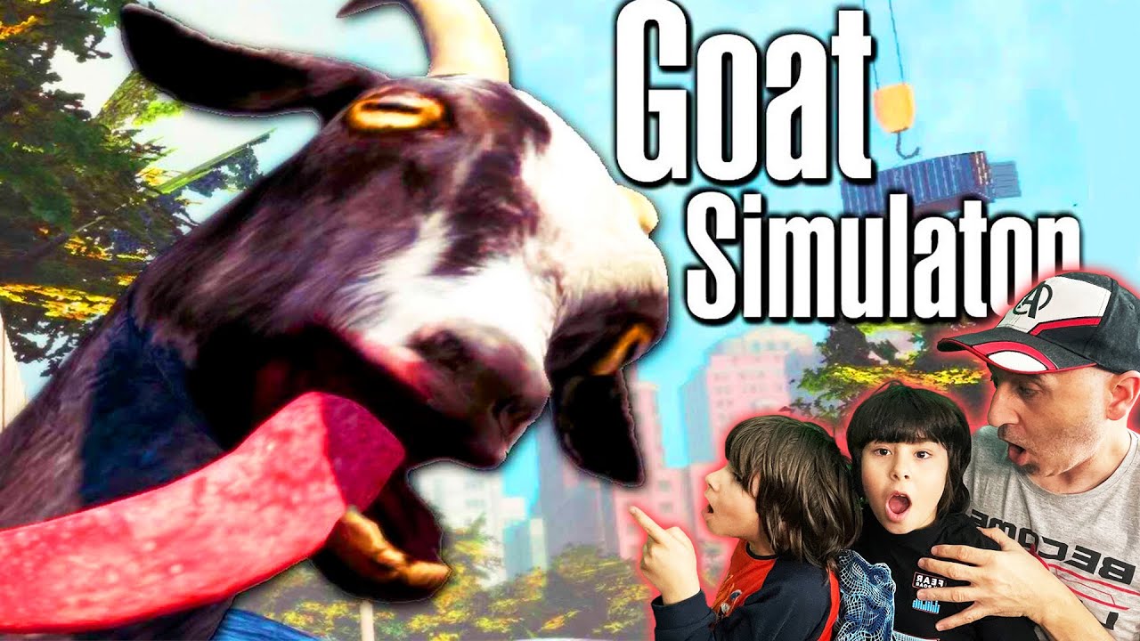 SOY una CABRA y hago cosas RARAS!! Dani y Evan en Goat Simulator
