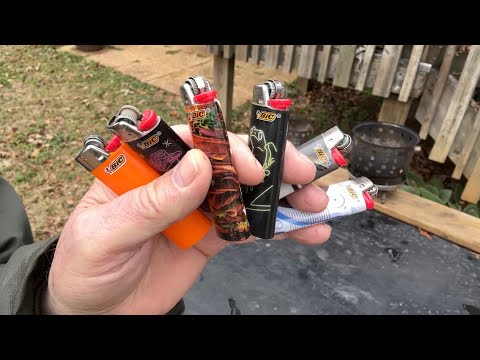 Empty Bic Fire Making: How To Remove The Guards
