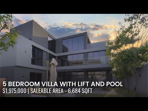 Inside 5-Bedroom Villa You've Been Waiting For! $1,975,000 Swimming Pool & Elevator #beautifulhouse