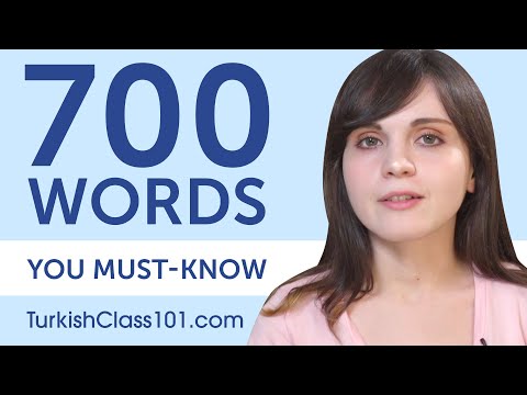 700 Words Every Turkish Beginner Must Know