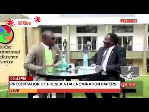 Nicholas Dausi before presentation of DPP/UDF papers to MEC