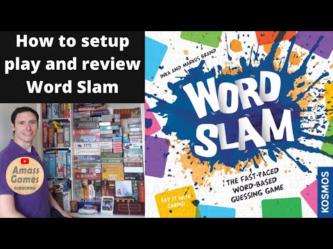 How to setup play and review Word Slam by AmassGames 