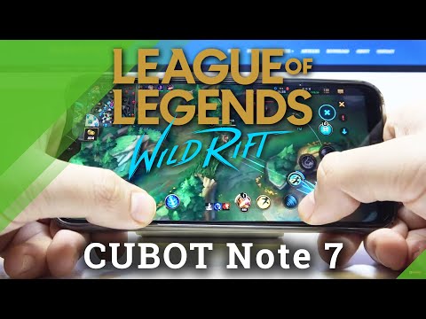 The Gameplay of League of Legends : Wild Rift on CUBOT Note 7 - Mobile Gaming Test