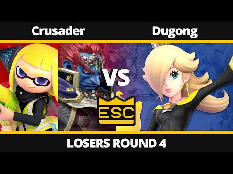 ESC 29 - Losers Round 4 - Crusader (Ganondorf, Inkling) Vs. Dugong (Rosalina & Luma) - SSBU Local