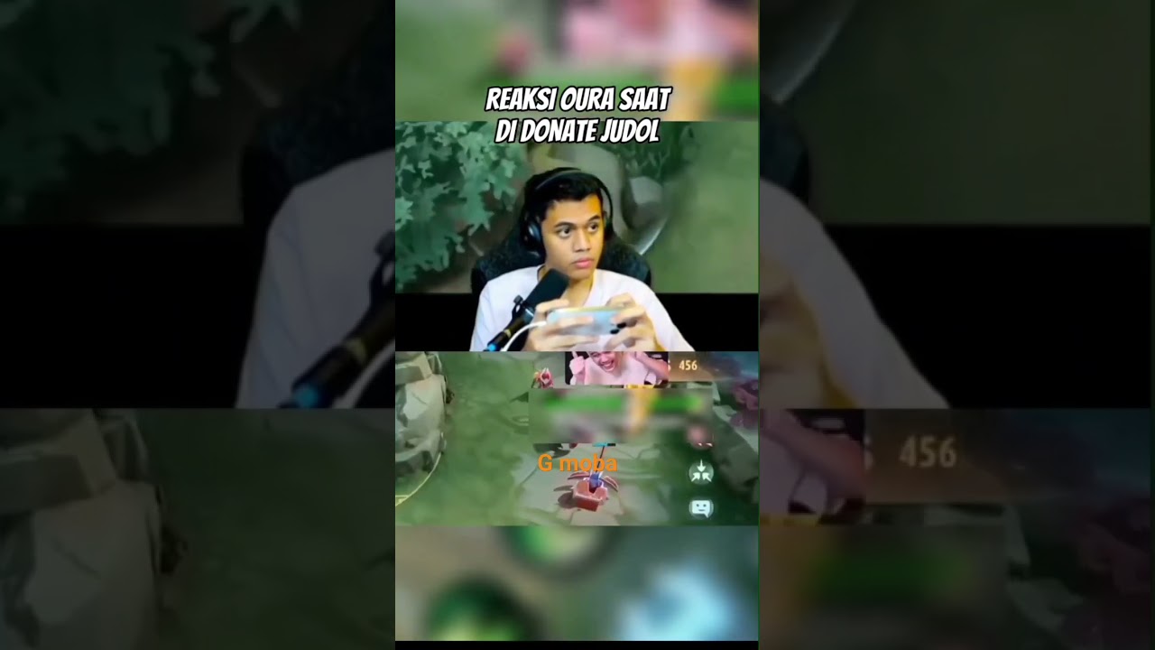 Reaksi oura saat di donat judi online Respect ekoju 👏   #oura  #mobilelegends