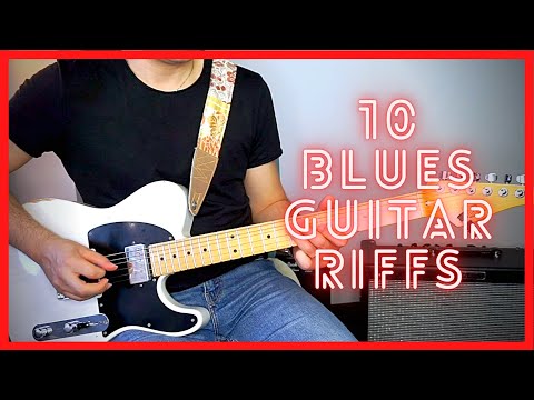 Blues Guitar Riffs Tutorial - Ten licks you can use right now!