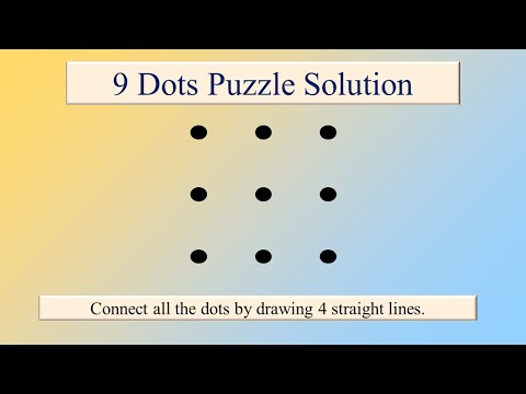 9 Dots Puzzle Solution