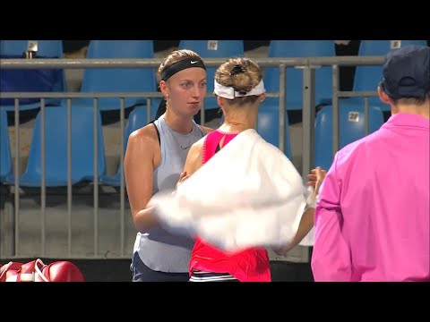 Mirjana Lučić-Baroni v Petra Kvitová Match Highlights (R1) | Sydney International 2018