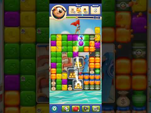 Toon Blast Level 8206 Hard Level No Bosters