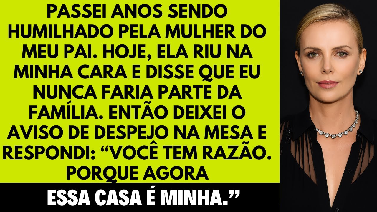 I grew up hearing that I was an intruder. Today she had to leave the house my father left for me.