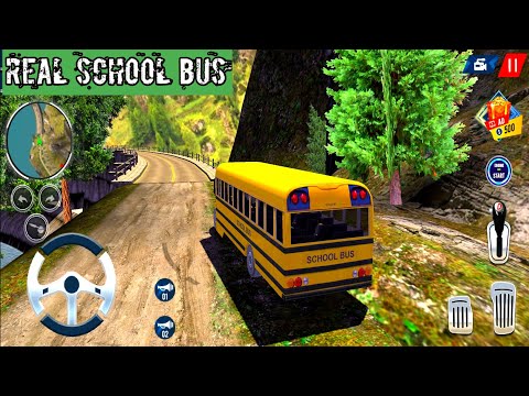 Offroad High School Bus Simulator - Best School Bus Simulator - Android Gameplay