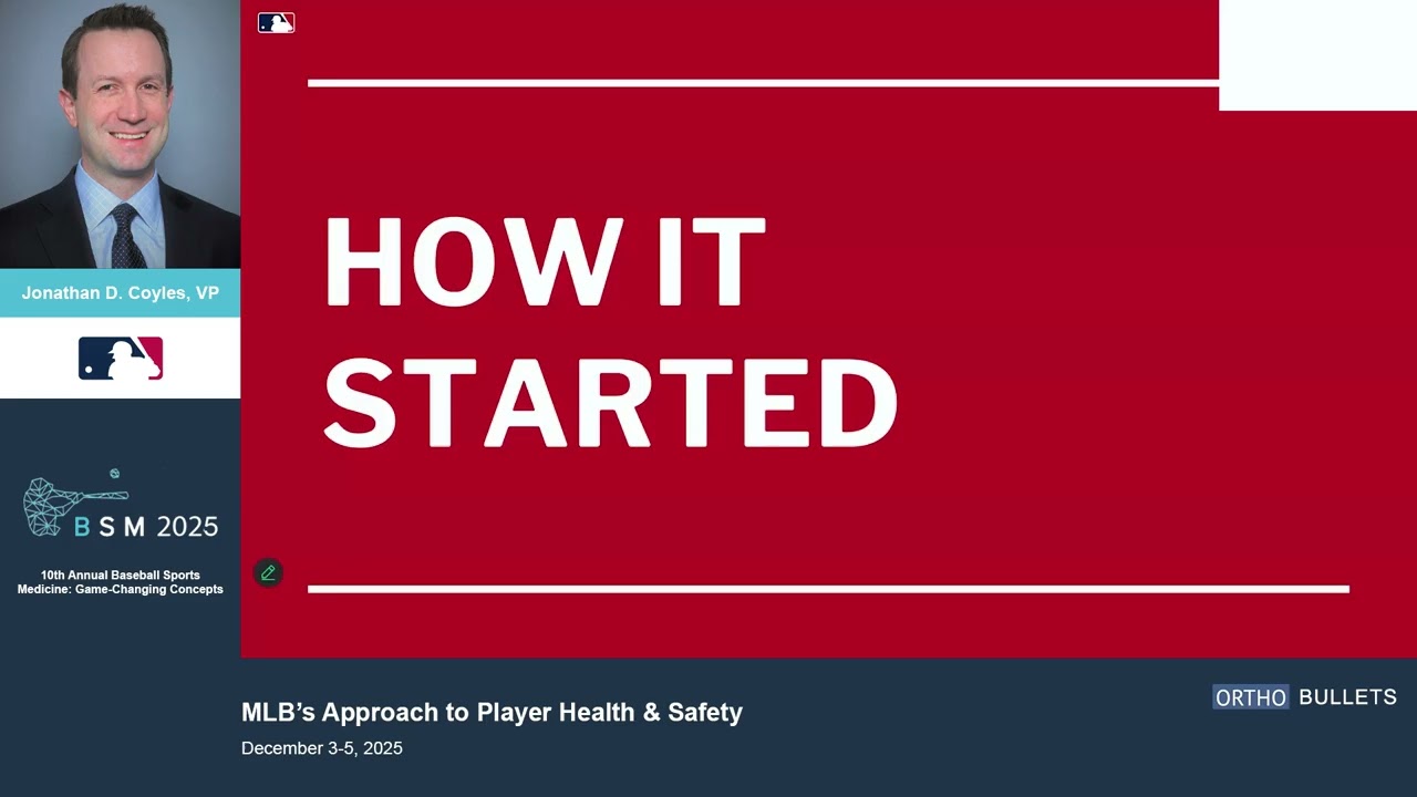 The MLB's Approach to Player Health & Safety_Jonathan D. Coyles