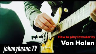 How to play Intruder by Van Halen guitar lesson.