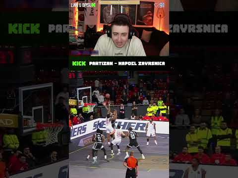 REAKCIJA NA PARTIZAN-HAPOEL ZAVRSNICA MECA! #shorts