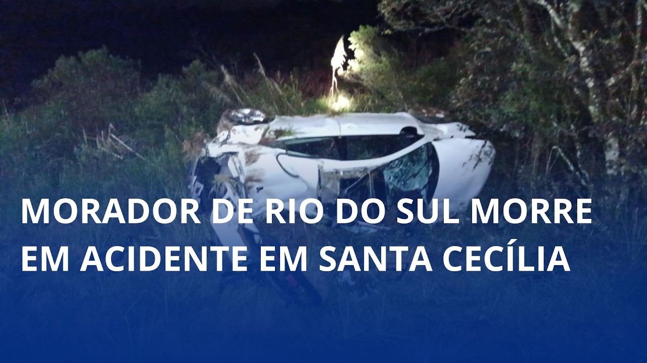 Homem de Rio do Sul morre em Santa Cecília