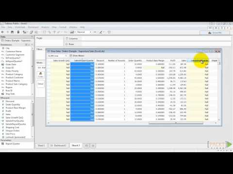 Calculating Period over period Changes | packtpub com