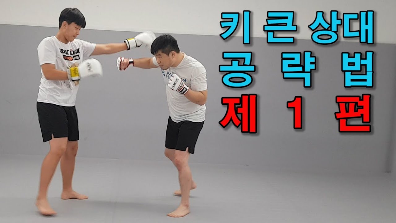 키 큰 상대 공략법 제 1편.