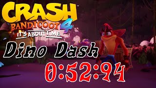 Crash Bandicoot4 : Dino Dash(きょうりゅう だいぼうそう！) 0:52.94