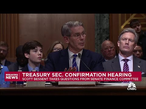 Scott Bessent declines to endorse raising taxes on high earners