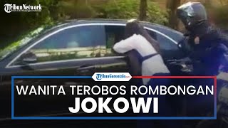 Viral Video Perempuan Terobos Iring-iringan Presiden Joko Widodo, Langsung Diamankan Paspampres