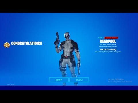 How to unlock X-Force Deadpool in Fortnite! All Deadpool week 9 Challenges Guide | Fortnite Deadpool