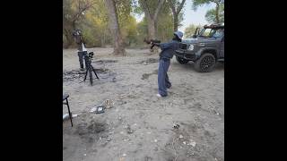 Chief Keef shooting micro Draco in the woods #viral #chicago #glogang #sosa #bd #draco