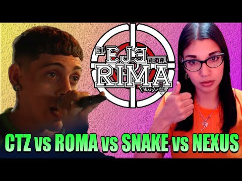 SNAKE vs ROMA vs CTZ vs NEXUS - EL EJE DE LA RIMA // CATDELESPACIO