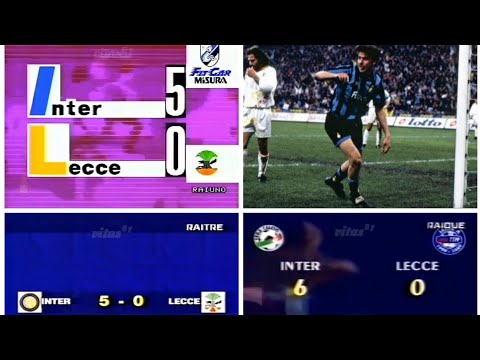 Inter-Lecce anni '90 - Domenica Sportiva 