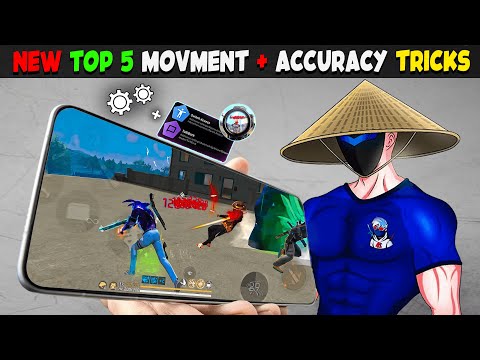 New Top 5 Movement Speed + Accuracy Tricks⚙️ 2gb, 4gb, 6gb, 8gb Ram Headshot Sensitivity Setting ~