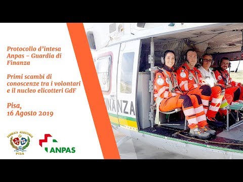 Primo volo con la Guardia di Finanza