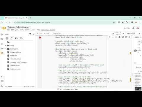 Android Malware Federated Learning COLAB in Python Projects