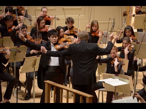 Prokofiev Violin Concerto No.1 | Angelo Xiang Yu | Hugh Wolff | Boston Symphony Hall | NEC Phil