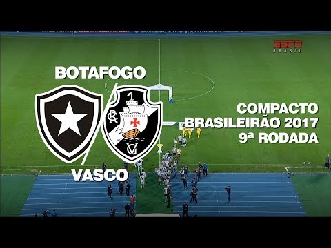 Botafogo 3-1 Vasco - Brasilerão 2017 - 9ª Rodada
