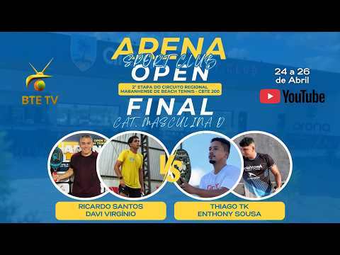FINAL CAT MASCULINA D: RICARDO SANTOS / DAVI VIRGÍNO X THIAGO TK / ENTHONY SOUSA