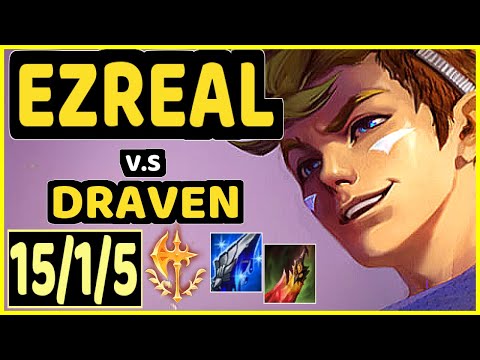 LUSKKA (EZREAL) vs DRAVEN - 15/1/5 KDA BOTTOM ADC CHALLENGER GAMEPLAY - BR