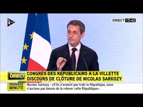CONGRÈS DES RÉPUBLICAINS A LA VILLETTE DISCOURS DE CLÔTURE DE NICOLAS SARKOZY 30/05/2015