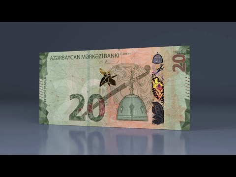 AZERBAIJAN 20 MANAT 2021